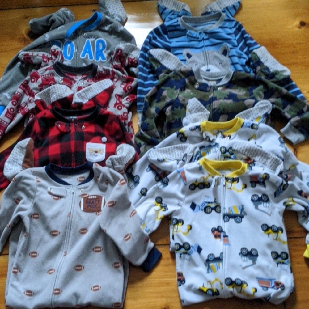 8 pairs 3t boys pajamas